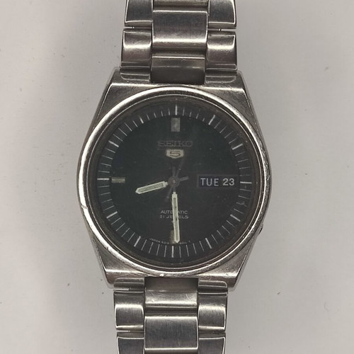 Seiko 5 Automatic 21 Jewels 6309A vintage wristwatch used