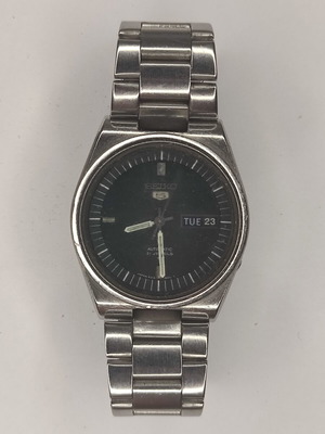 Seiko 5 Automatic 21 Jewels 6309A vintage wristwatch used