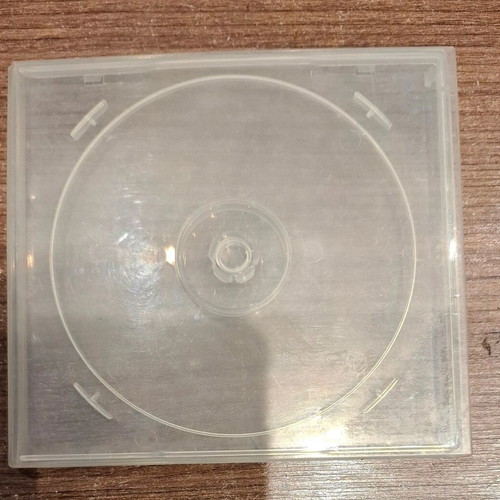 CD-DVD cases used, transparent and black, pack of 100