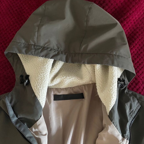 Tech fleece jacket used, size M, white
