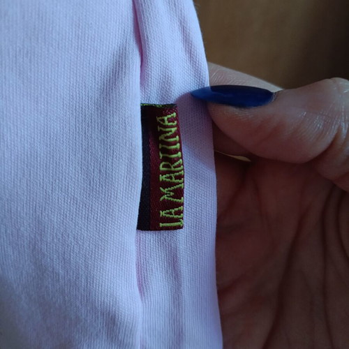 La Martina pink polo shirt for girls 14 years used