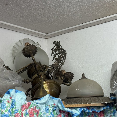 Vintage ceiling lights, set of two
