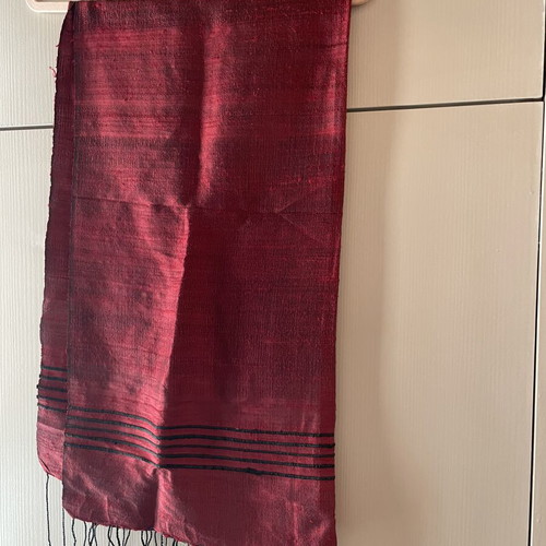 Pashmina scarf deep burgundy like new