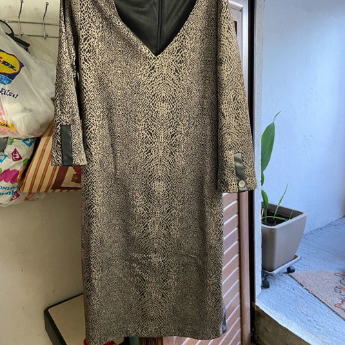 Passager winter dress like new, colorful, straight cut