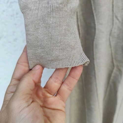 Positivo long dress like new, beige, size S