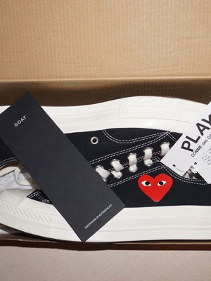 Comme des Garçons PLAY x Converse Chuck 70 Low 'Single Heart- Black