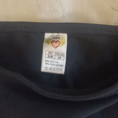 Alice Beachwear women's swimsuit black like new, size S/M