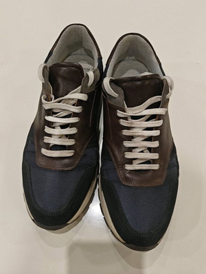 Παπούτσια Digel sneakers 44, σαν καινούργια, μπλε με λευκά κορδόνια