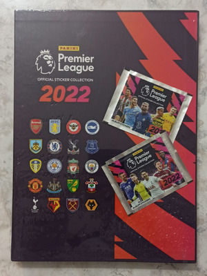 Σκληρόδετο άλμπουμ Panini Premier League 2021-2022 καινούργιο