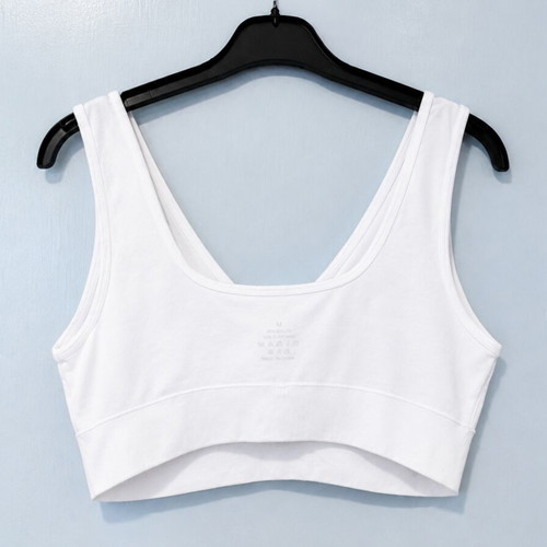 White women's bra wireless, like new