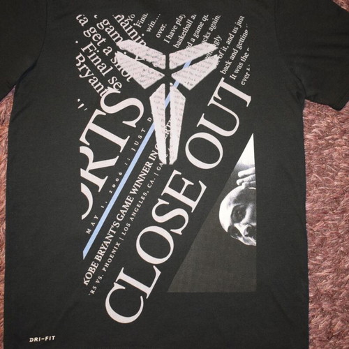 Nike Kobe T-shirt men size M used, black