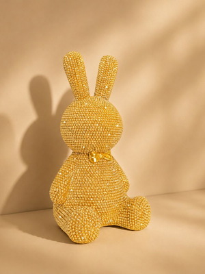 Golden resin statue new, perfect gift
