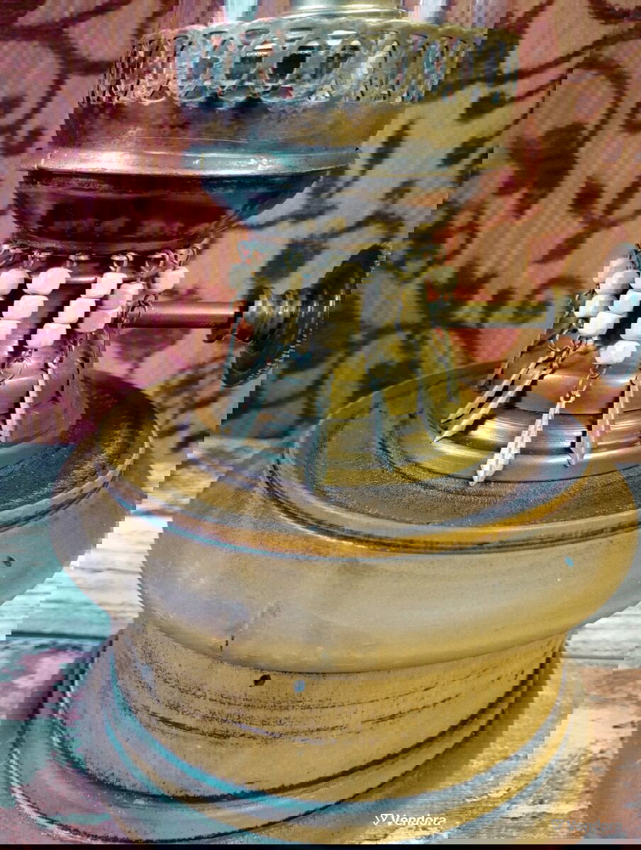 Ρουστίκ παλιά λάμπα με λαμπτήρα νήματος τύπου Edison μεταχειρισμένη