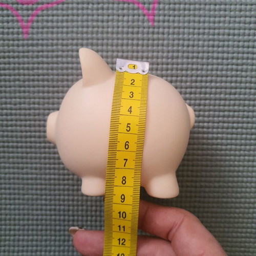 Piggy bank new, plastic