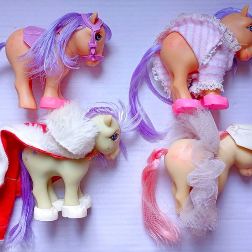 My Little Pony G1 vintage collectible set used, El Greco 80s