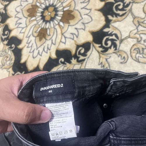 Dsquared2 men's black jeans size S like new