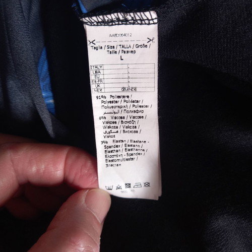 Yamamay dress L used with blue white and black print