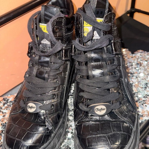 Buffalo Chunky Boots Black used, size 39, vegan
