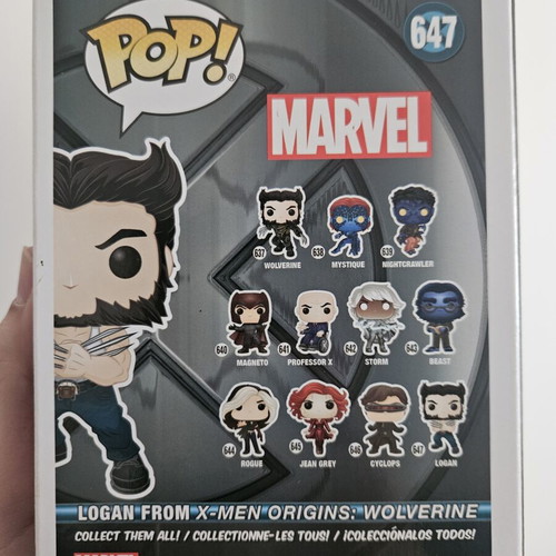 Logan #647 Marvel X-Men Funko Pop like new with box