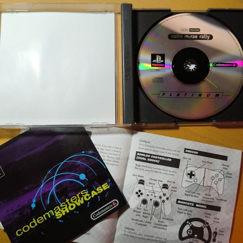 Colin McRae Rally PlayStation (PS1) Platinum Edition mint CIB