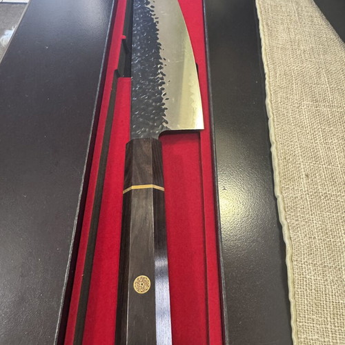 Gyoto knife 21cm new, forged 6 layers