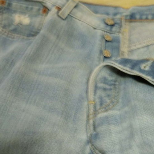Levi's 501 vintage jeans used, size 33/34, blue