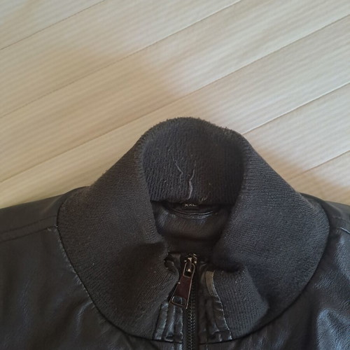 Leather jacket Vintage Industries XXL like new, dark brown