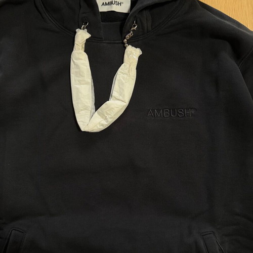 Ambush Ballchain Hoodie new, size Large, black