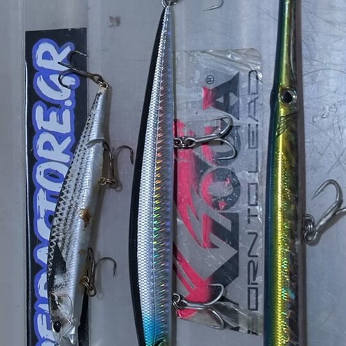 Fishing lures Duo, Mollix, and Zargana like new set of 3
