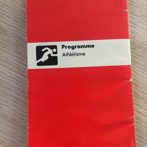 Collectible Moscow 1980 Olympic Games Program used