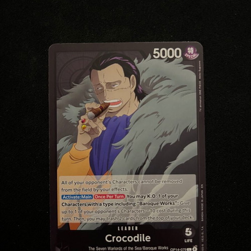 One Piece TCG Crocodile OP14-079 new -  0,50 - Vendora.cy
