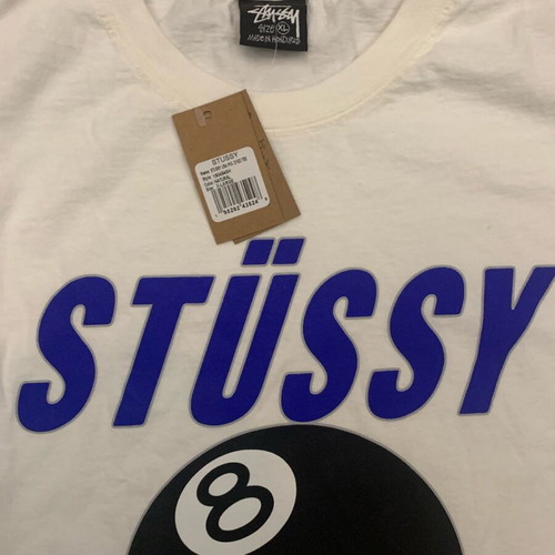 Stussy USA Tee pigment dyed new, size XL, white