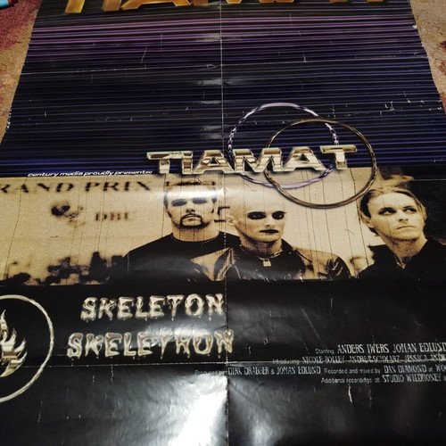Tiamat επίσημο πόστερ μεταχειρισμένο από το άλμπουμ Skeleton Skeletron