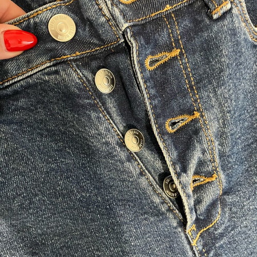 Kiabi jeans like new, elastic fit, blue, sizes S and M