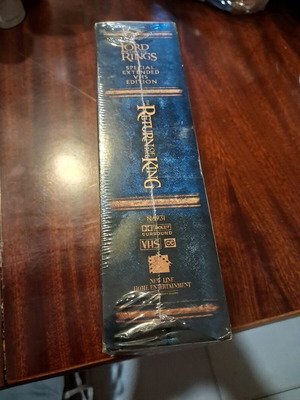 Lord of the Rings Collectible VHS Edition brand new, dubbed