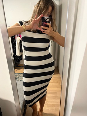 Φόρεμα μίντι Zara καινούργιο, πολύχρωμο, μέγεθος M