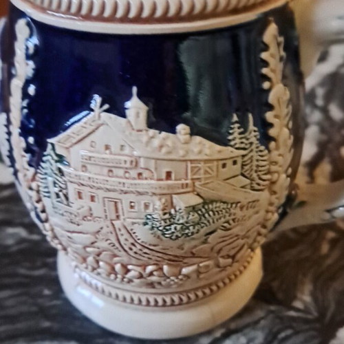 German Beer Glass 1990 collectible, like new