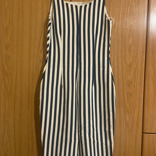 Denny Rose summer midi dress like new, striped blue and white, small/medium