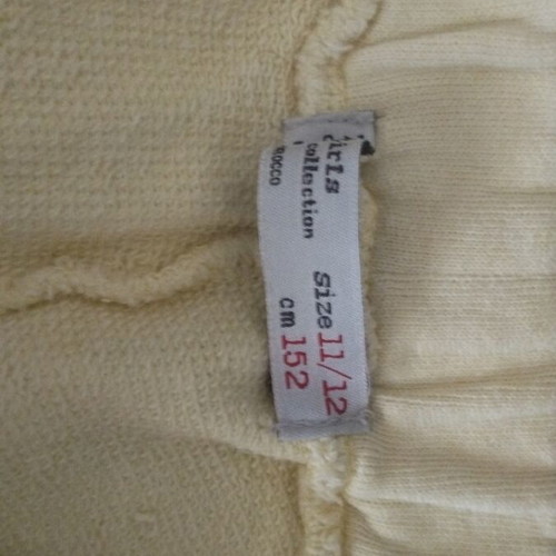 Girls' set used, Benetton top and Zara shorts, age 11-12