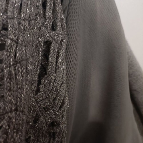 Women's knitted sweater gray like new, sizes L to XXL