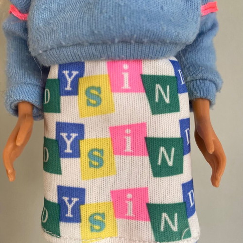 Sindy doll 1988 Hasbro Free Wheelin' vintage used