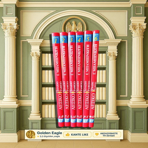 Dictionary for School and Office by G. Babiniotis new, 6 volumes