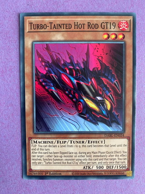 Yu-Gi-Oh! Card Turbo-Tainted Hot Rod GT19 like new