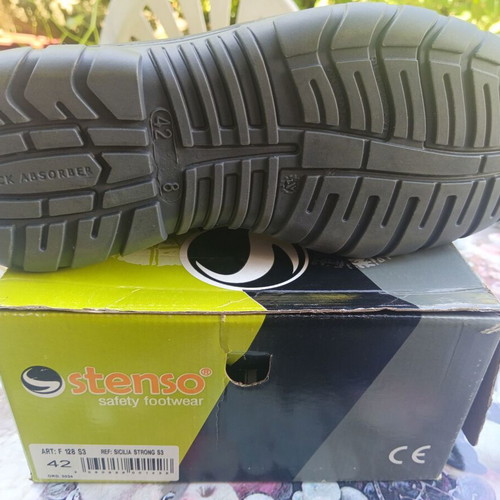 Kevlar Safety Shoes Stenso Sicilia Strong S3 SRC Size 42 New