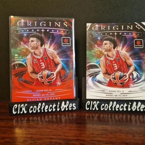 Panini Euroleague Origins Hapoel Tel Aviv Elijah Bryant lot of 2 cards new