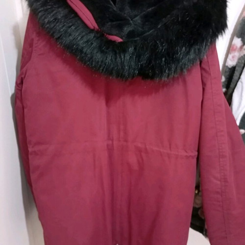 Men's parka jacket used, size XXL