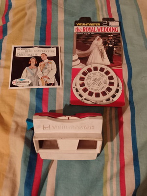 View master μεταχειρισμένο με σετ βασιλικών γάμων Κωνσταντίνου και Καρόλου