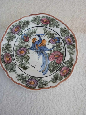 Σκυριανά χειροποίητα διακοσμητικά πιάτα δεκαετίας '90 καινούργια, σετ 3 τεμαχίων