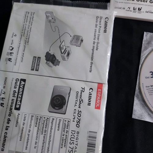 Canon SD750 DIGITAL software disk new
