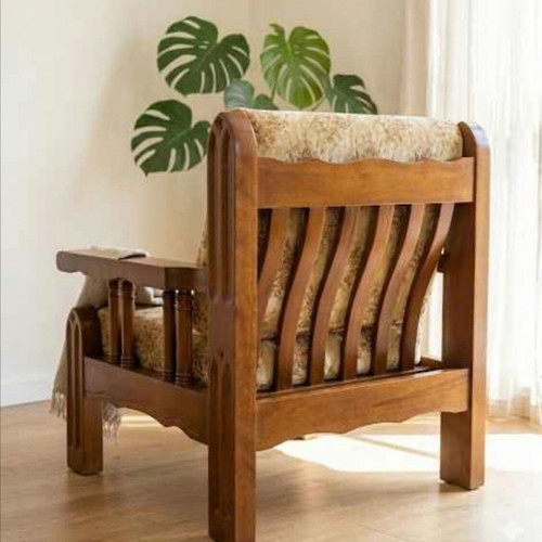 Kourtis solid wood armchairs, set of 2